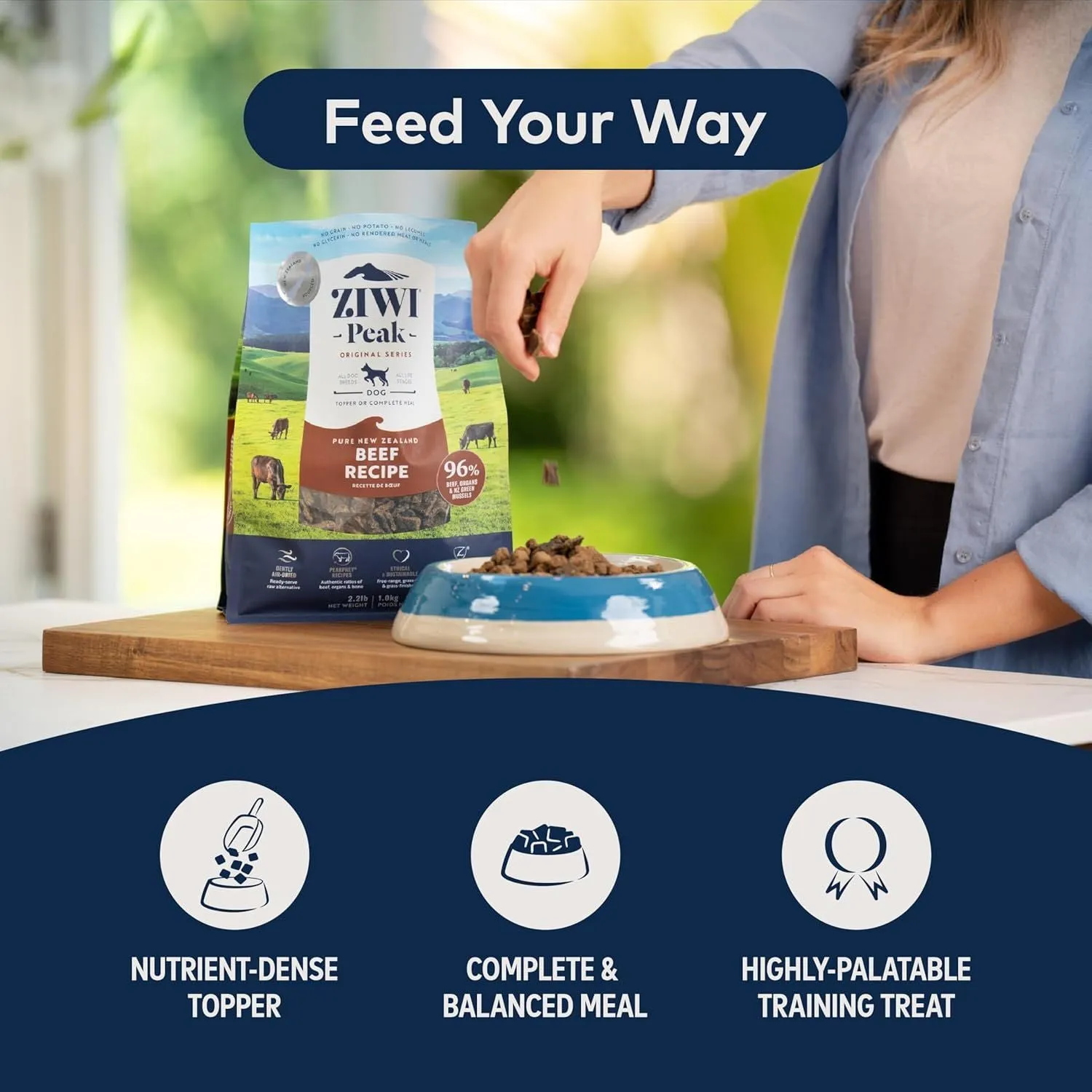 ZIWI Peak Grain Free Air-Dried Beef Recipe Dry Dog Food