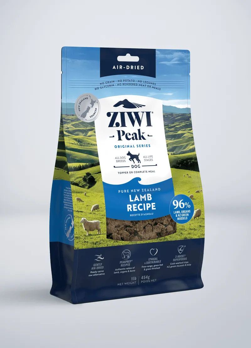 ZIWI Peak Grain Free Air-Dried Lamb Recipe Dry Dog Food