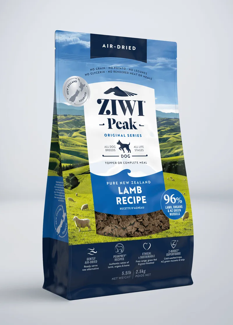 ZIWI Peak Grain Free Air-Dried Lamb Recipe Dry Dog Food