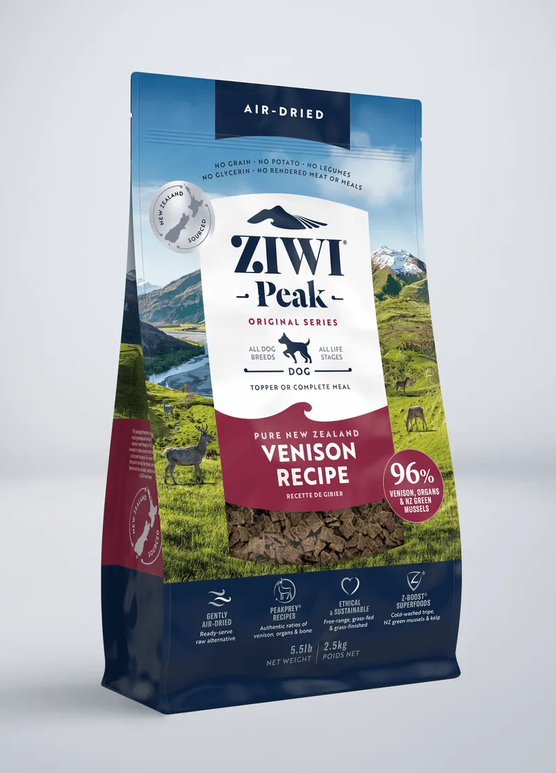 ZIWI Peak Grain Free Air-Dried Venison Recipe Dry Dog Food
