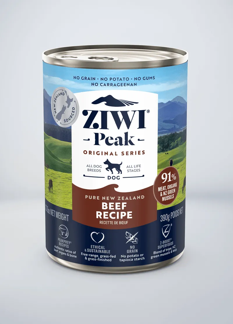 ZIWI Peak Grain Free Beef Recipe Canned Dog Food