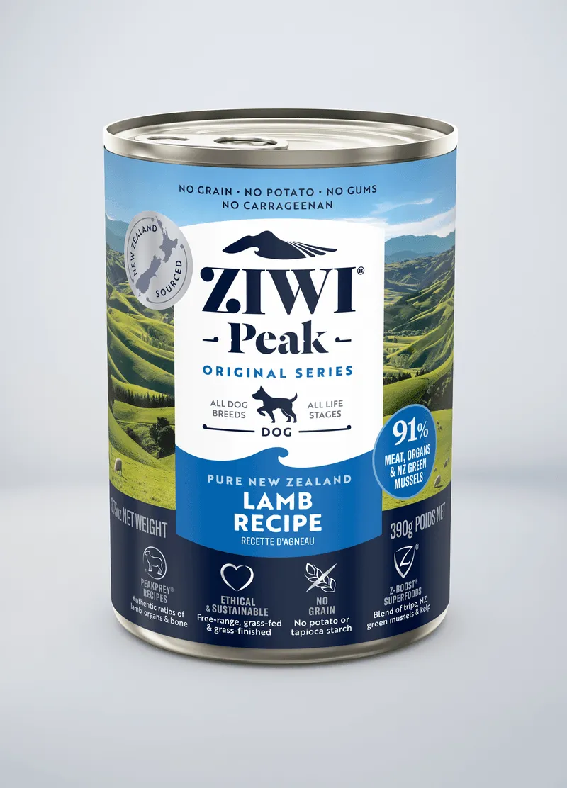ZIWI Peak Grain Free Lamb Recipe Canned Dog Food