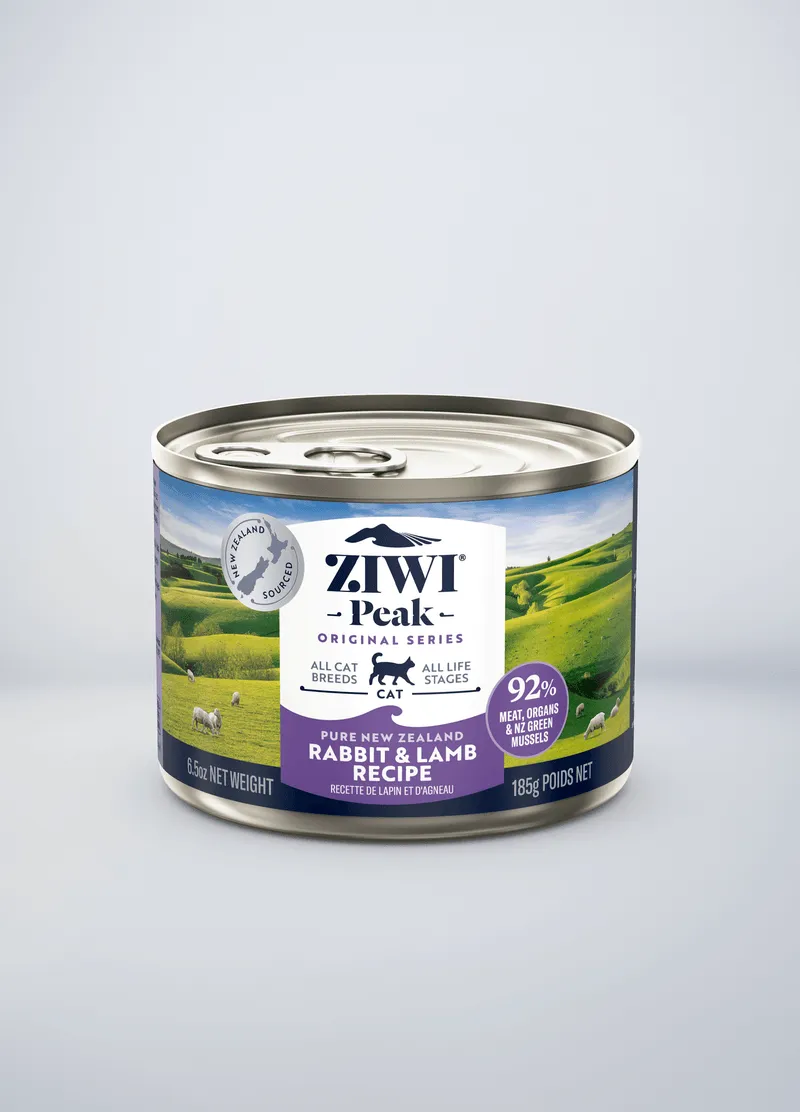 ZIWI Peak Grain Free Rabbit & Lamb Recipe Canned Cat Food