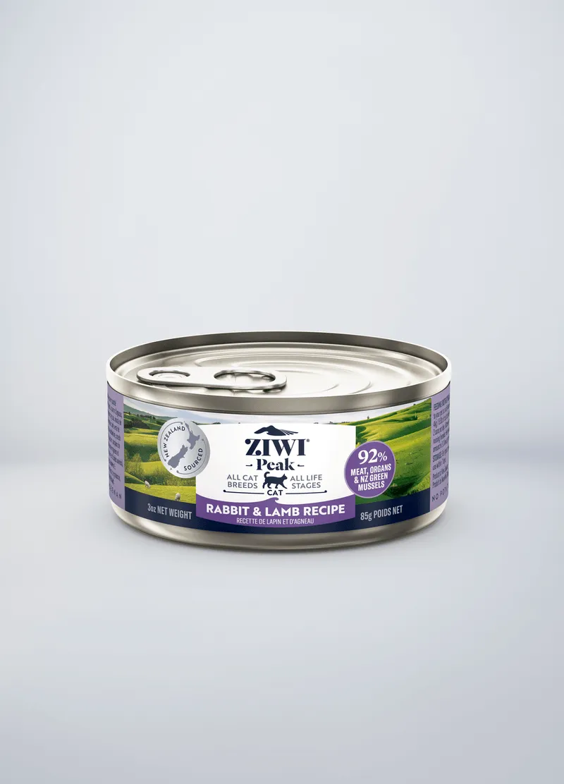 ZIWI Peak Grain Free Rabbit & Lamb Recipe Canned Cat Food