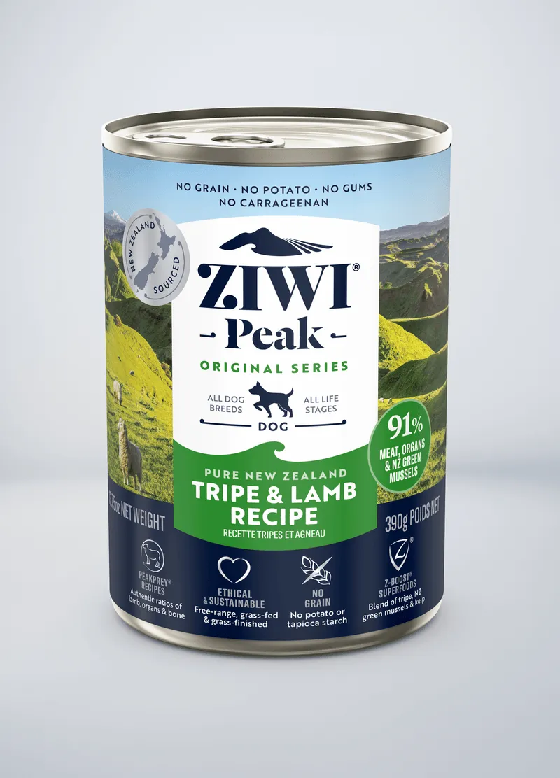 ZIWI Peak Grain Free Tripe & Lamb Recipe Canned Dog Food