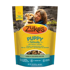 Zuke's Puppy Naturals Grain Free Lamb and Chickpea Dog Treats
