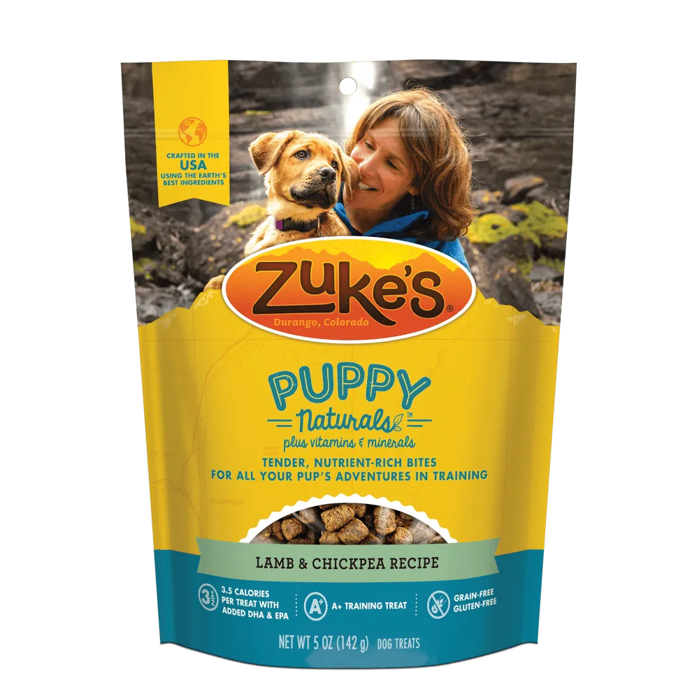 Zuke's Puppy Naturals Grain Free Lamb and Chickpea Dog Treats